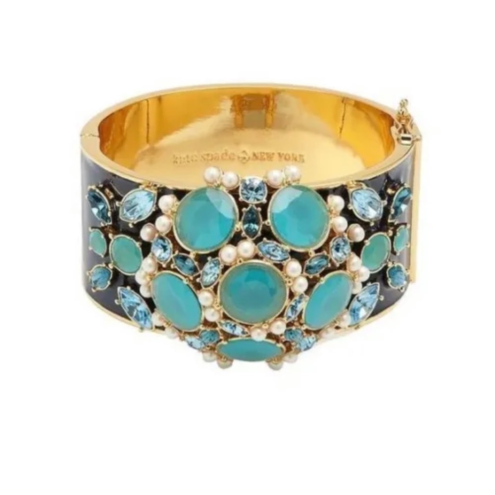 •	Kate Spade New York Engraved Inside Bangle